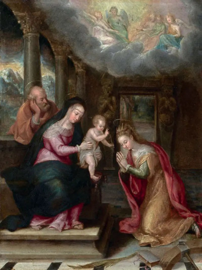 Mystic Marriage of Saint Catherine Lavinia Fontana